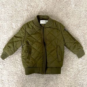 Infant Boys Quilted Bomber Jacket